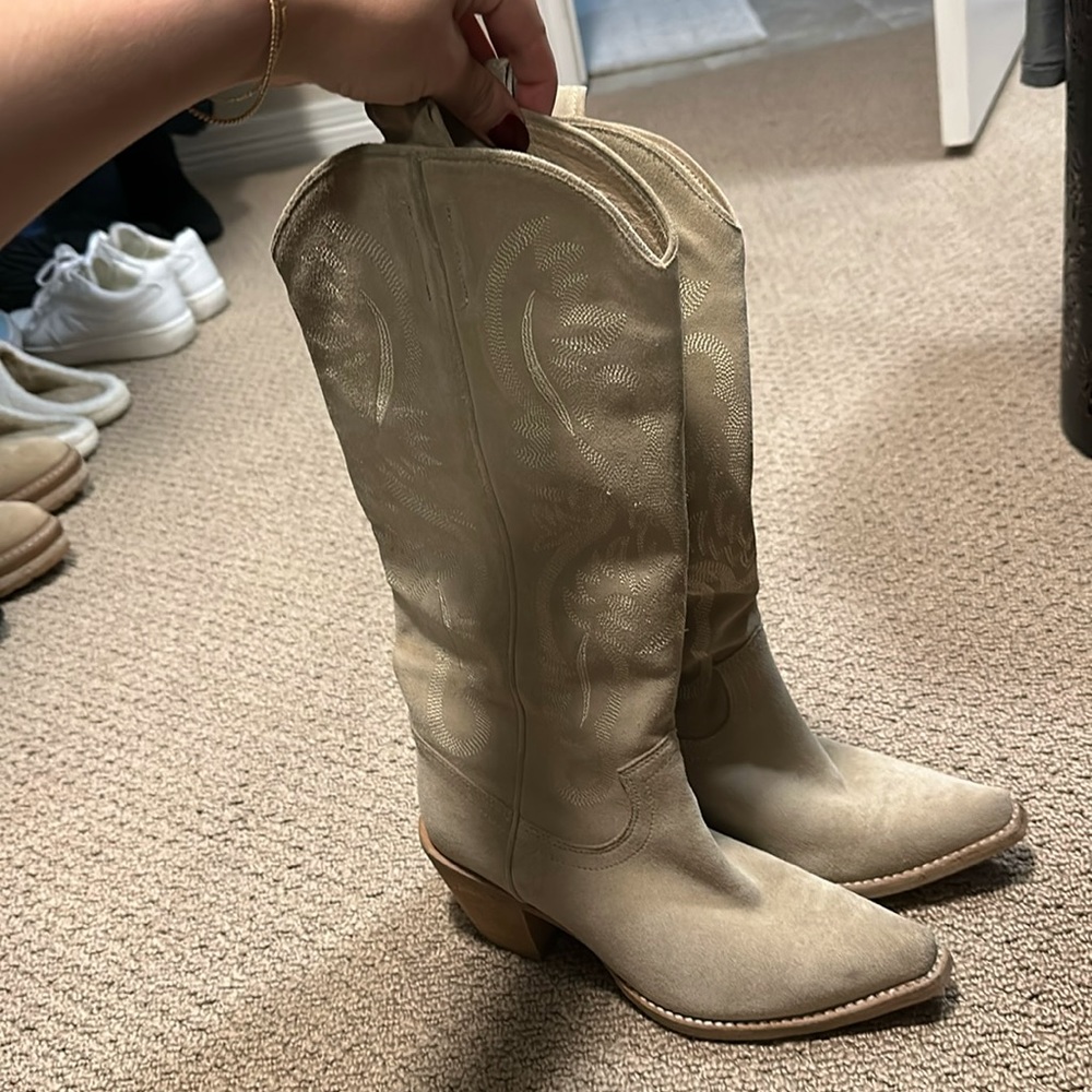 Jeffery Campbell Knee High rancher boot